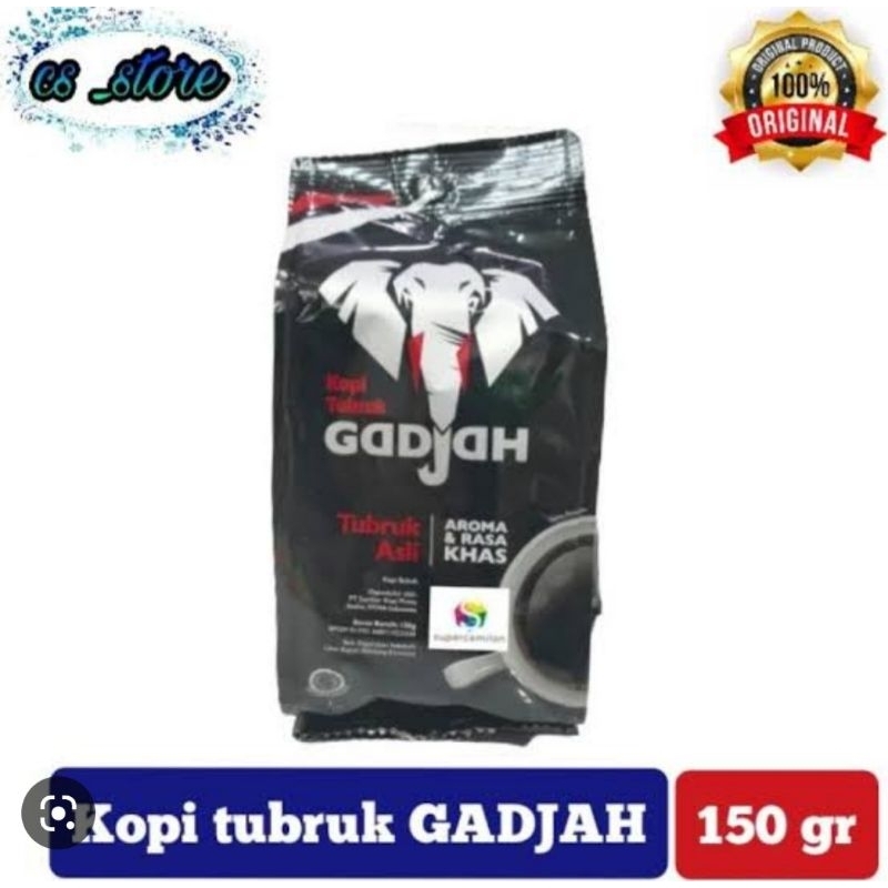 

KOPI GADJAH TUBRUK ASLI/MANIS