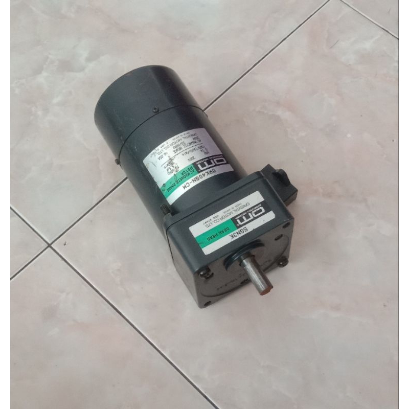 Oriental Motor Gearbok 200~220V Ac Brake Sistem Ratio 1 : 3 40W 500Rpm