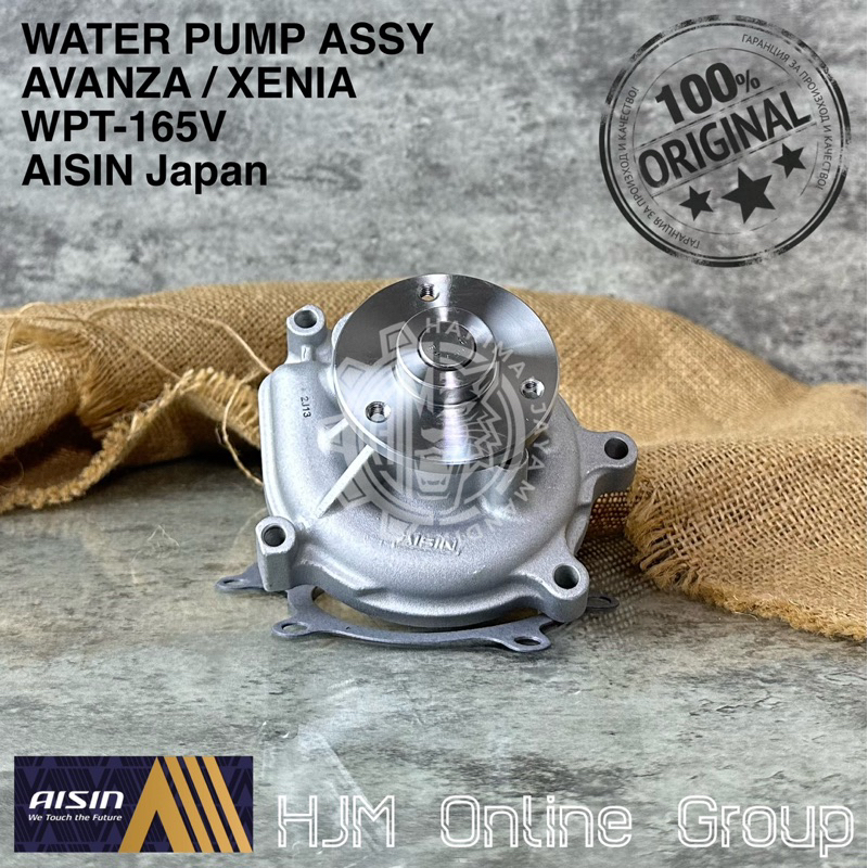 WATER PUMP AVANZA XENIA RUSH TERIOS GRANMAX AISIN ORIGINAL WPT-165V