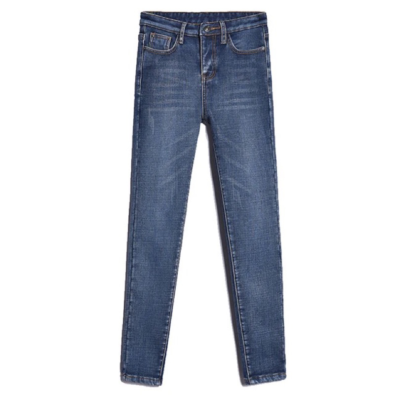 Winter Denim Pants Celana Jeans Thermal Wanita