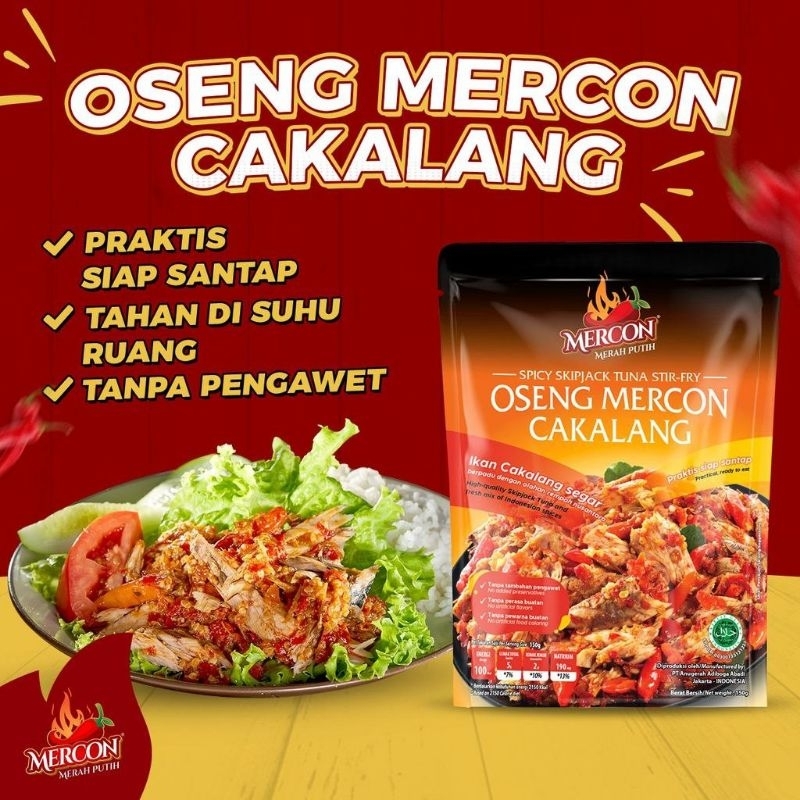 

Oseng mercon Cakalang lauk siap saji 150gr