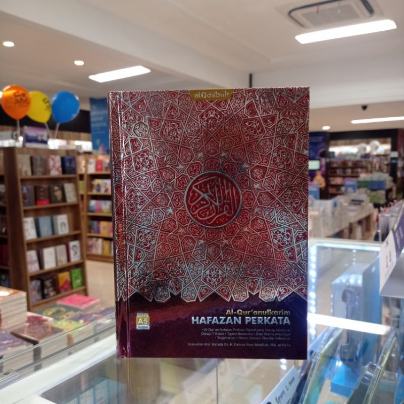 Al-Qur'an Qosbah Hafazan Perkata 7 Kotak A5 By ALQOSBAH