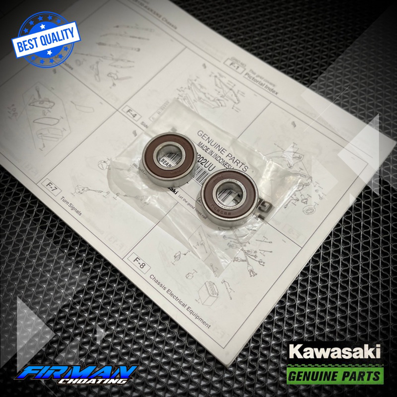 BEARING LAHER RODA DEPAN BEARING BALL NINJA R SS RR OLD ORIGINAL KAWASAKI 601B6202UU