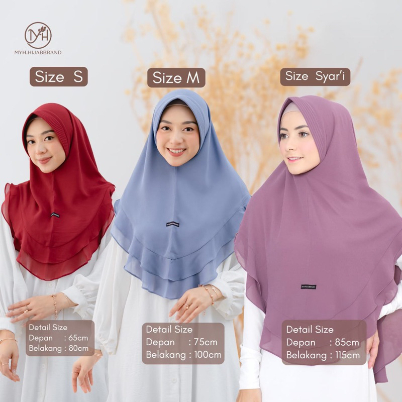 Jilbab Khadijah ceruty Syar’i