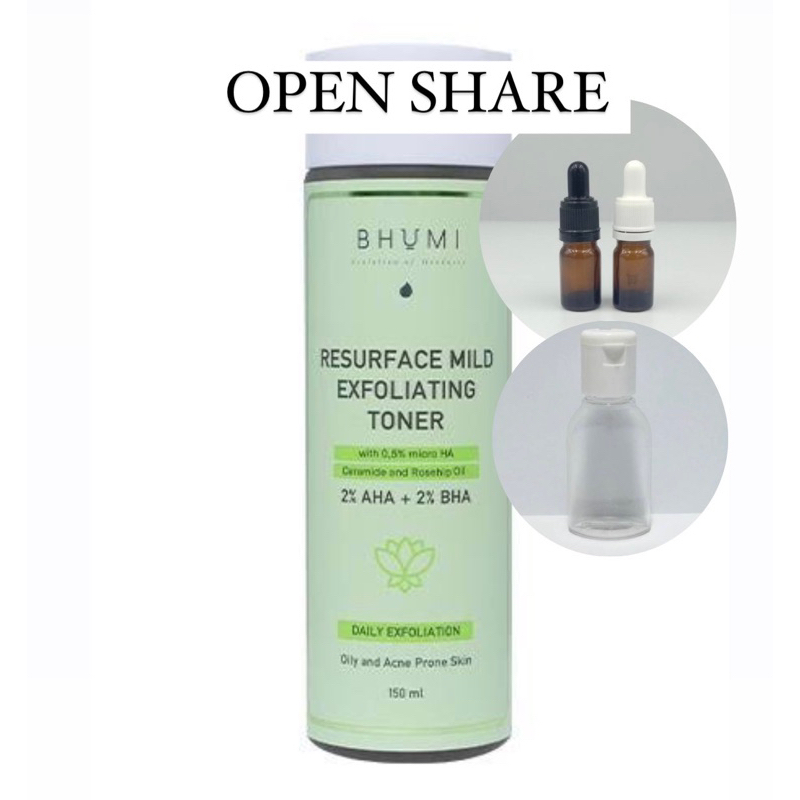 Share in jar BHUMI Resurface Mild Exfoliating Toner