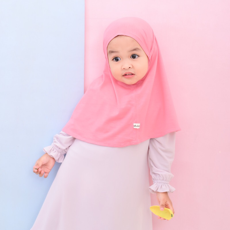 Aisyah Hijab Bergo Instan Anak Rayon Spandek Premium 0-9 Tahun