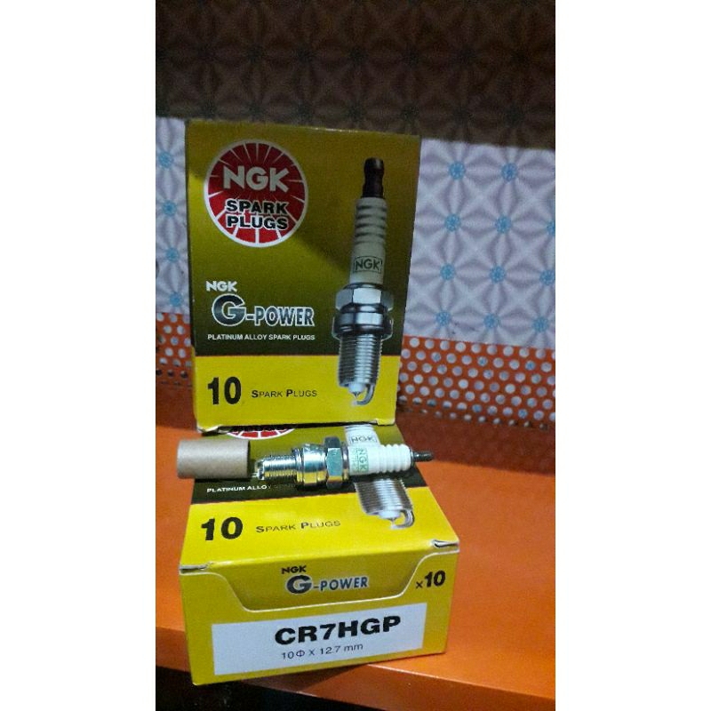 Busi NGK.CR7 HGP G POWER RACING DRAT PENDEK MIO SPORTY,MIO J,FINO 115,MIO M3,