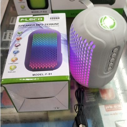 SPEAKER MINI BLUETOOTH PORTABLE FLECO F-91 RADIO FM/BT SUARA JERNIH DAN BERGARANSI