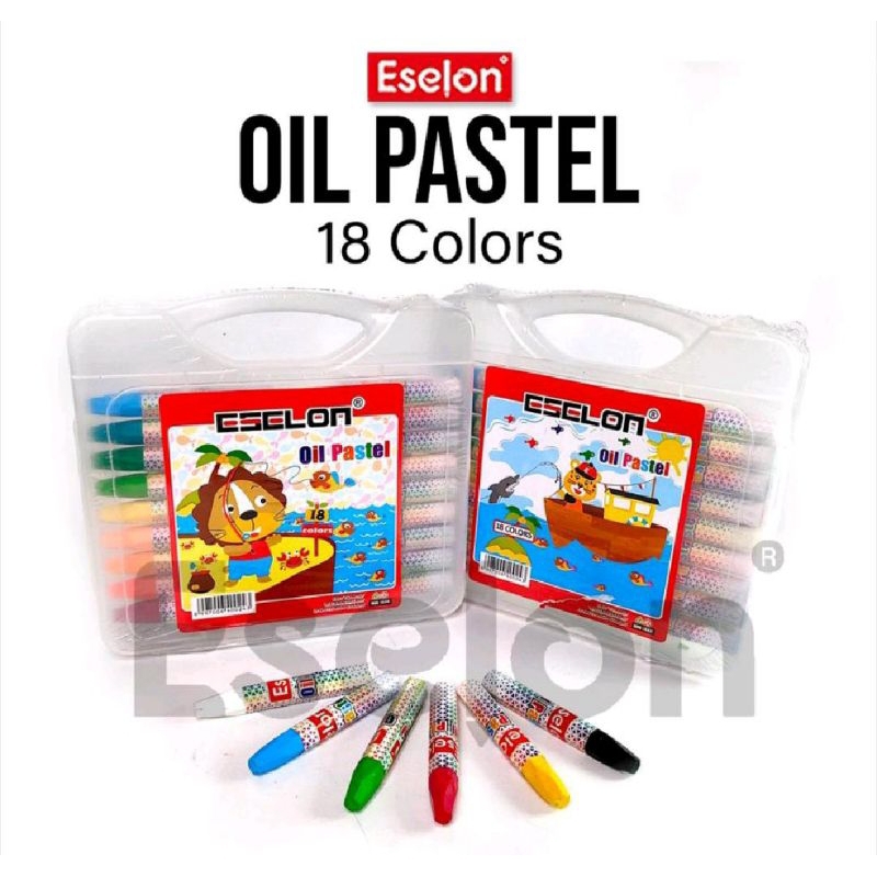 

CRAYON OIL PASTEL ESELON 18 WARNA
