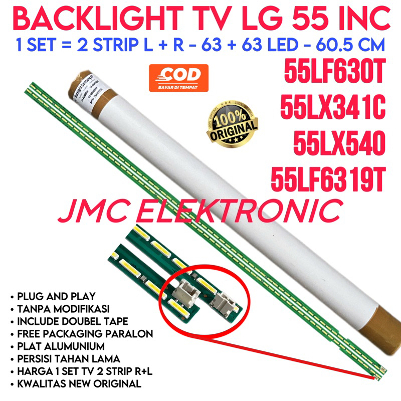 BACKLIGHT TV LED LG 55 INC 55LF630T 55LX341C 55LX570 55LF6310 55LF630 55LX341 55LX570H