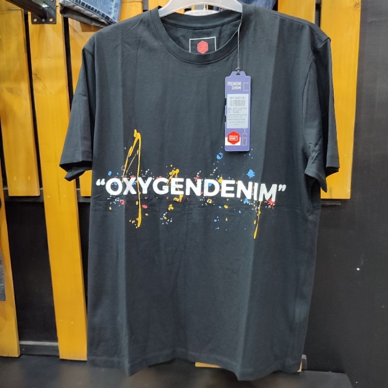 OXYGEN ORIGINAL 011 Atasan Kaos Oblong Pria Lengan Pendek