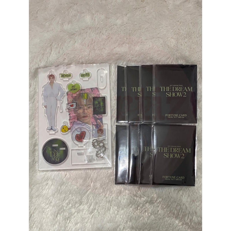 ready stock nct dream the dream show 2 tds merchandise acrylic stand fortune scratch