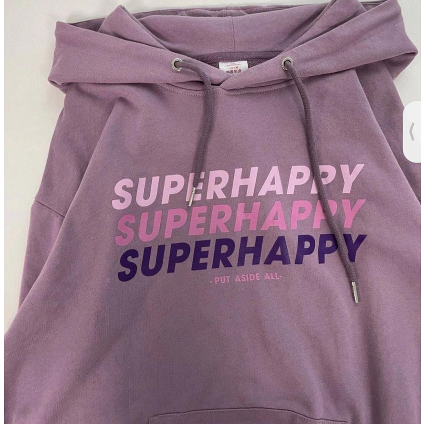 SUPER HAPPY SWEATER HOODIE JUMPER UNISEX (V1)