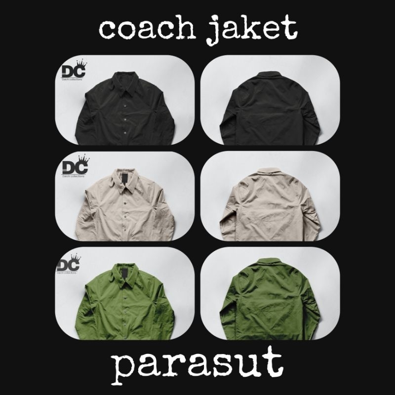 coach jacket polos pria