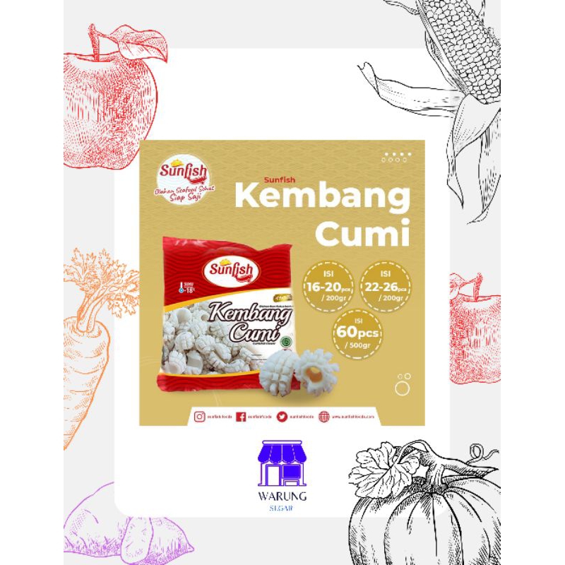 

SUNFISH KEMBANG CUMI 500g