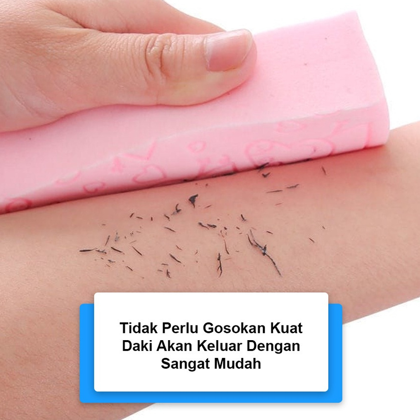 Spons Mandi Pengangkat Daki Zamzam E359 Sponge Pororo Busa Lembut Spons Anti Daki