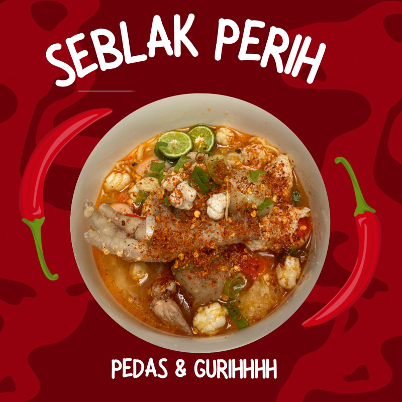 

Seblak perih (pedas dan gurih)