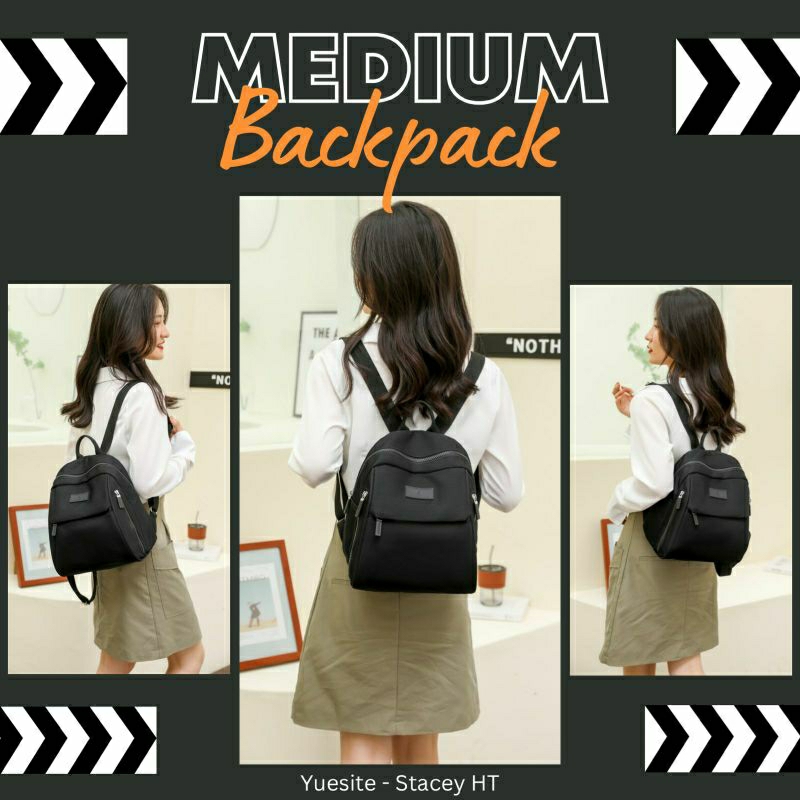 TAS RANSEL WANITA SEDANG YUESITE STACEY MEDIUM BACKPACK TAS PUNGGUNG