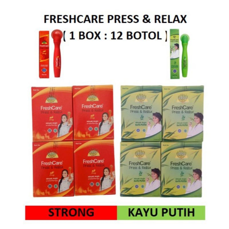 Freshcare Press &amp; Relax (1 Box Isi 12 Pcs)