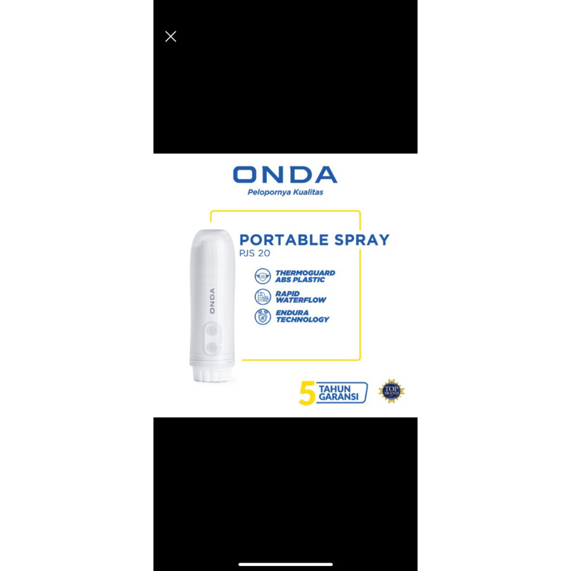 jet shower travel PORTABLE ONDA PJS20 original