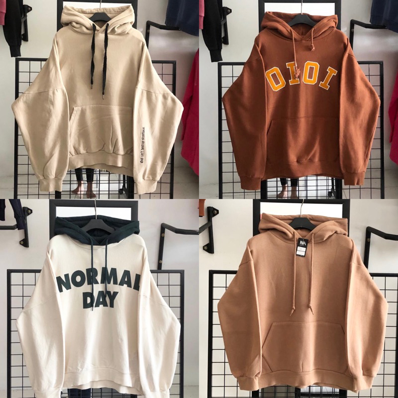 [HOODIE MURCE] HOODIE MOTIF BASIC MURAH