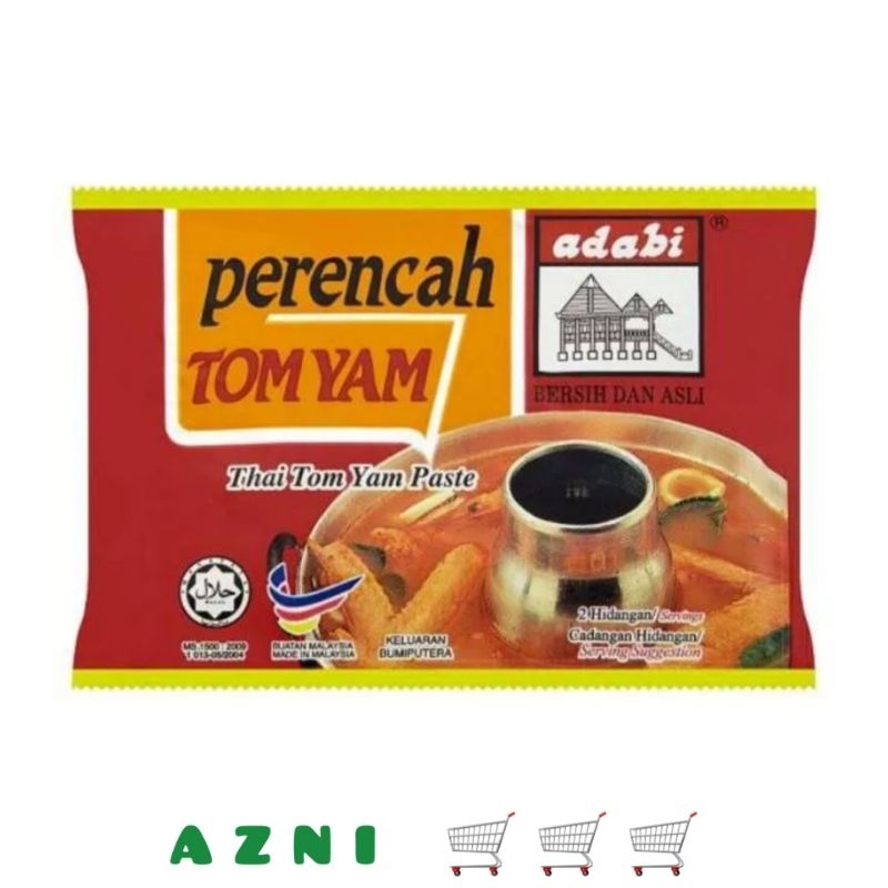 

ADABI Bumbu Perencah Tom Yam | Thai Tom Yam Paste 40 Gr