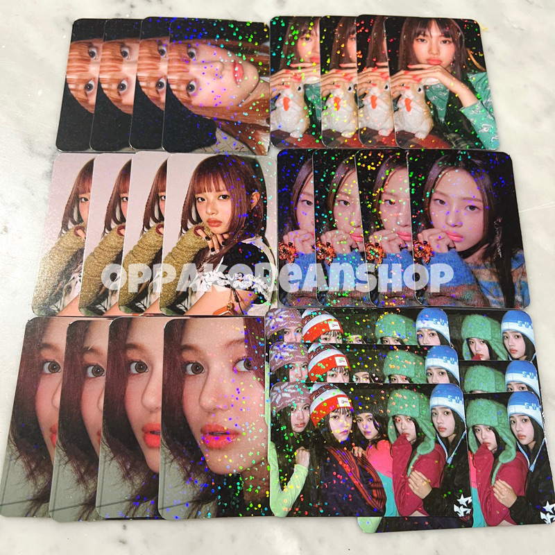 [READY] Official PC Photocard NewJeans OMG Music Korea Mukor POB Benefit Danielle Haerin Hanni Minji