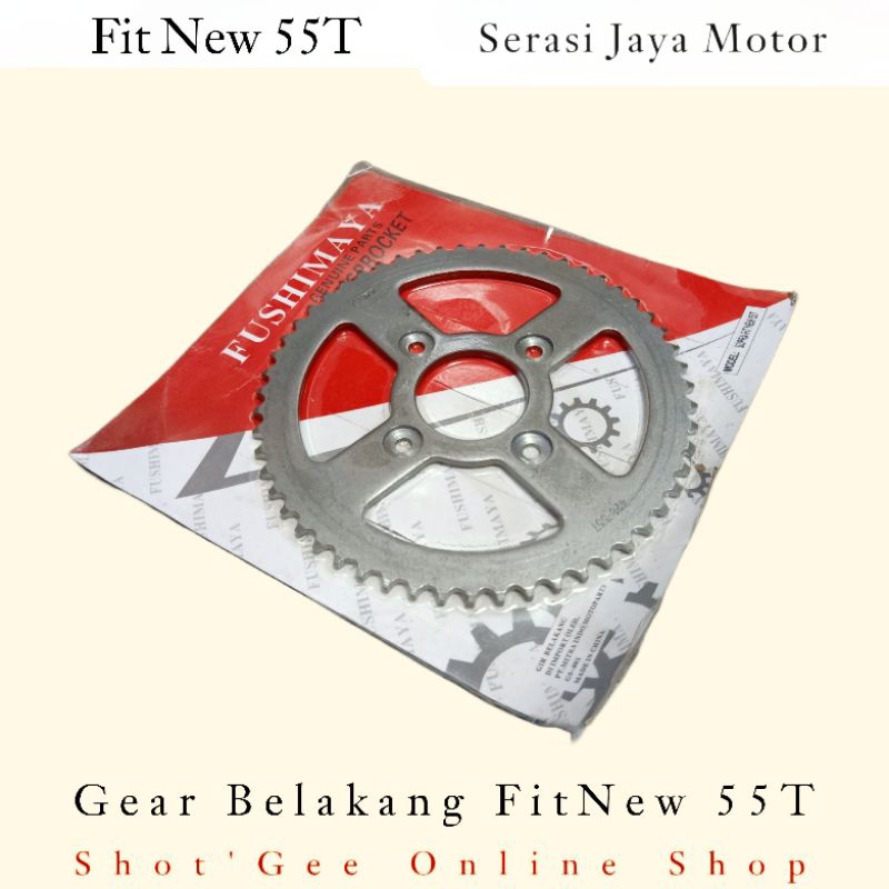 FUSHIMAYA GEAR BELAKANG SUPRA FITNEW 55T/KARISMA/SUPRA X125/BLADE/REVO