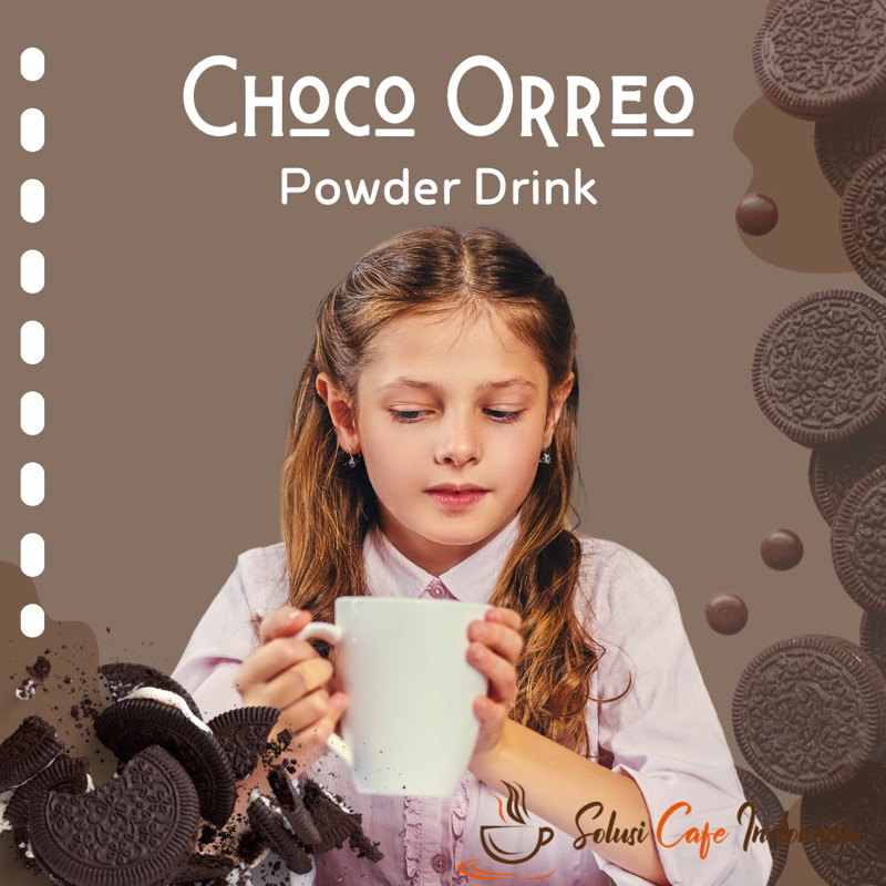 

Bubuk Minuman Choco Orreo 1Kg Powder Drink Solusi Cafe Indonesia