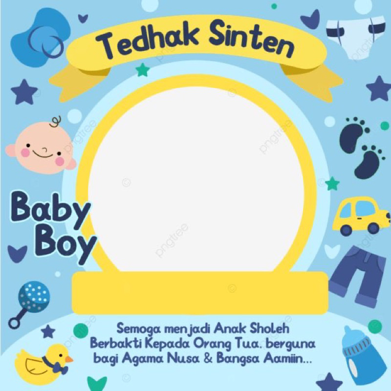 Banner Tedhak Siten boy/girl