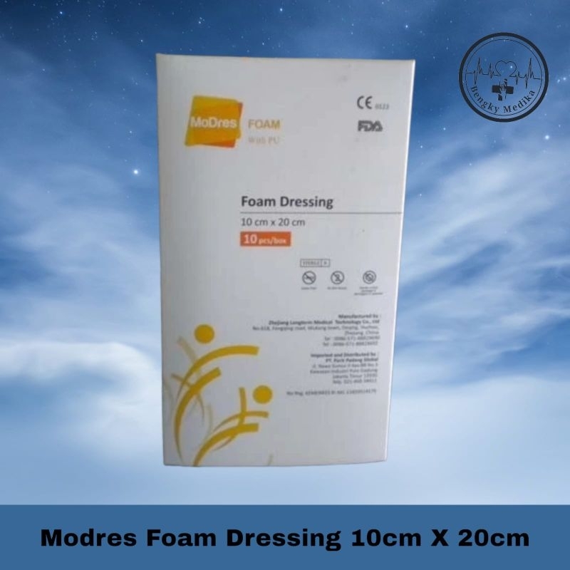 1Pcs Modres Foam Dressing  Foam Dressing Modres 10cmx10cm Modres 10cmx20cm