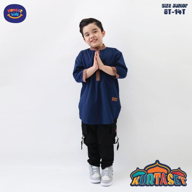 kurta anak Honest Kids / koko anak  honest kids usia 5-12 tahun / setelan anak cow