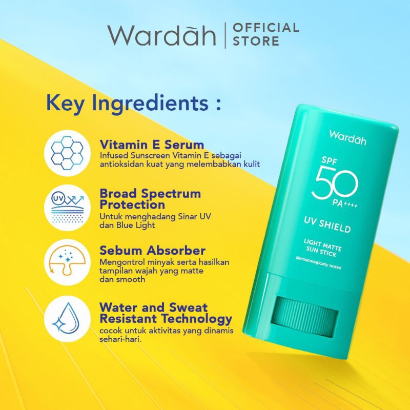 WARDAH UV Shield Light Matte Sun Stick