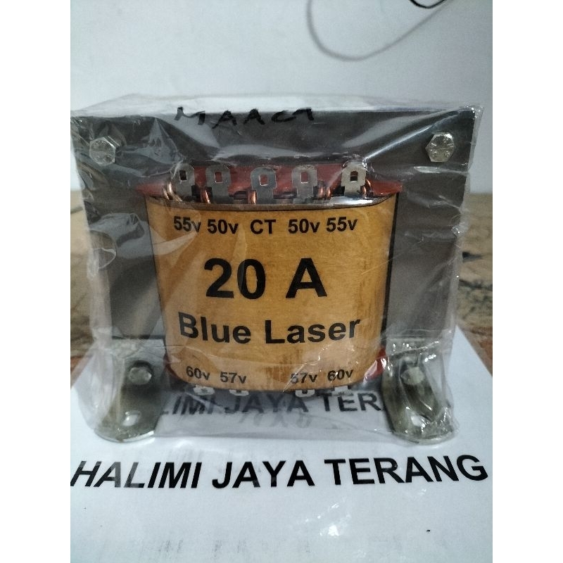 Trafo 20 Amper murni trafo 20 amper blue laser Nelc CT 60