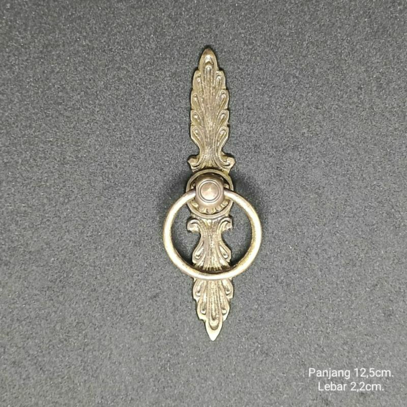 Handle laci gagang pintu tarikan pintu almari bufet kuningan