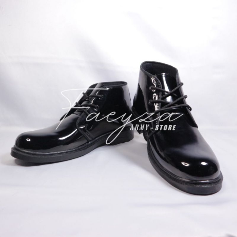 Sepatu Pdh Pria Sepatu Pdh Tni Sepatu Pdh Polri Sepatu Pdh Satpam Fentopel Tali3 Mengkilap/Doff