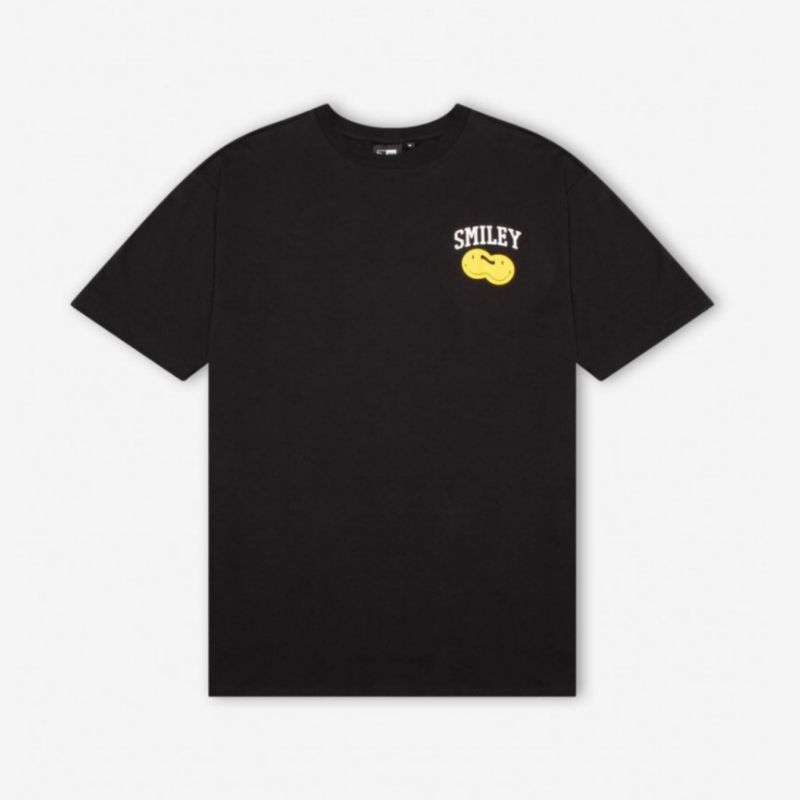 T-Shirt New Era Cap x Smiley Multi Logo Original