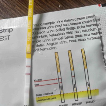 Test Pack Kehamilan Tespek Steril Tespack Privasi Aman Strip
