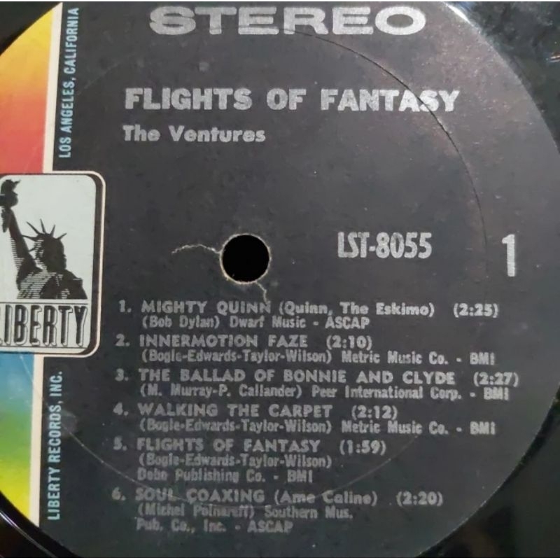 Vinyl Piringan Hitam 12 inch The Ventures Flights of Fantasy