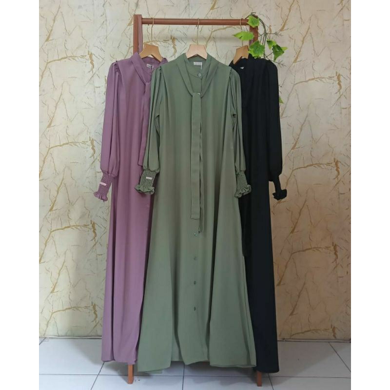 Gamis tangan kerut