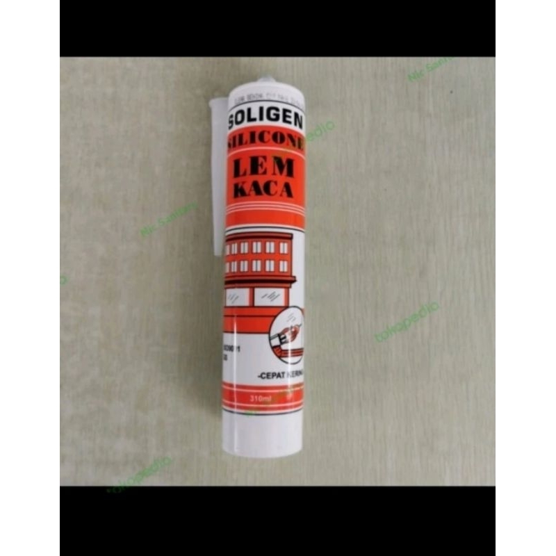SOLIGEN Lem botol kaca SOLIGEN / lem silicone silikon kaca botol SOLIGEN
