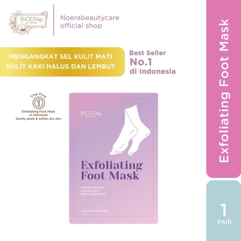 Noera Exfoliating Foot Mask / Masker Kaki