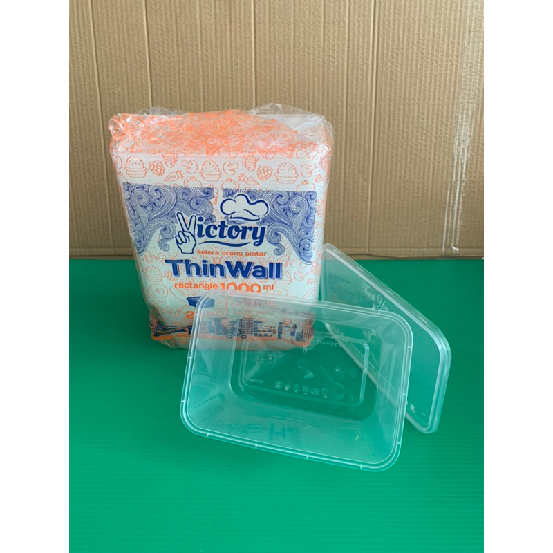 VICTORY THINWALL  RECTANGLE 1000ml