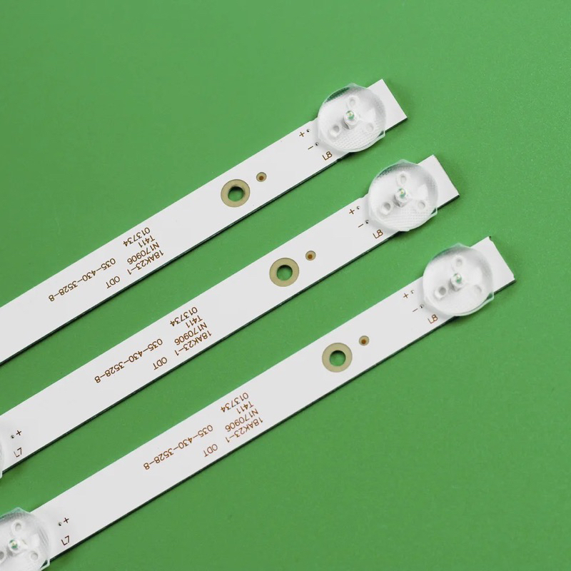 Backlight Tv Led Panasonic 43 inch Th43c302g Th43e302g Th43d306g Th43e306g Th 43c302g 43e306g 43d306g 43e306g Lampu BL 43 inc 8k 3v 8 kancing mata 3 volt