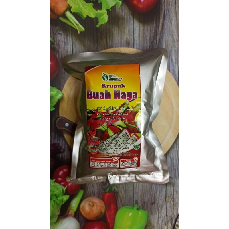 

kerupuk buah naga merah