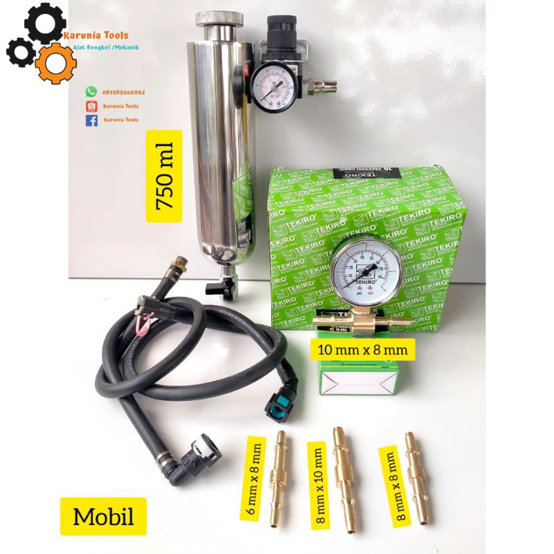 Alat Service Injector Injeksi Mobil + Tester Fuel Pump Tekiro