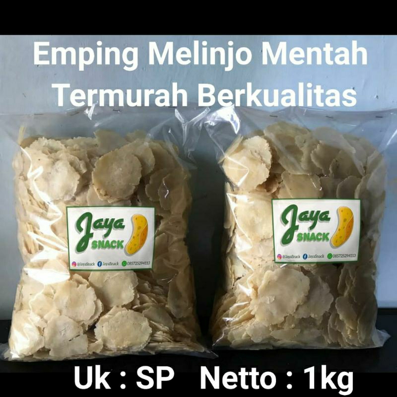 

EMPING MELINJO MENTAH KWALITAS SUPER UKURAN SP 1 KG KHAS LIMPUNG