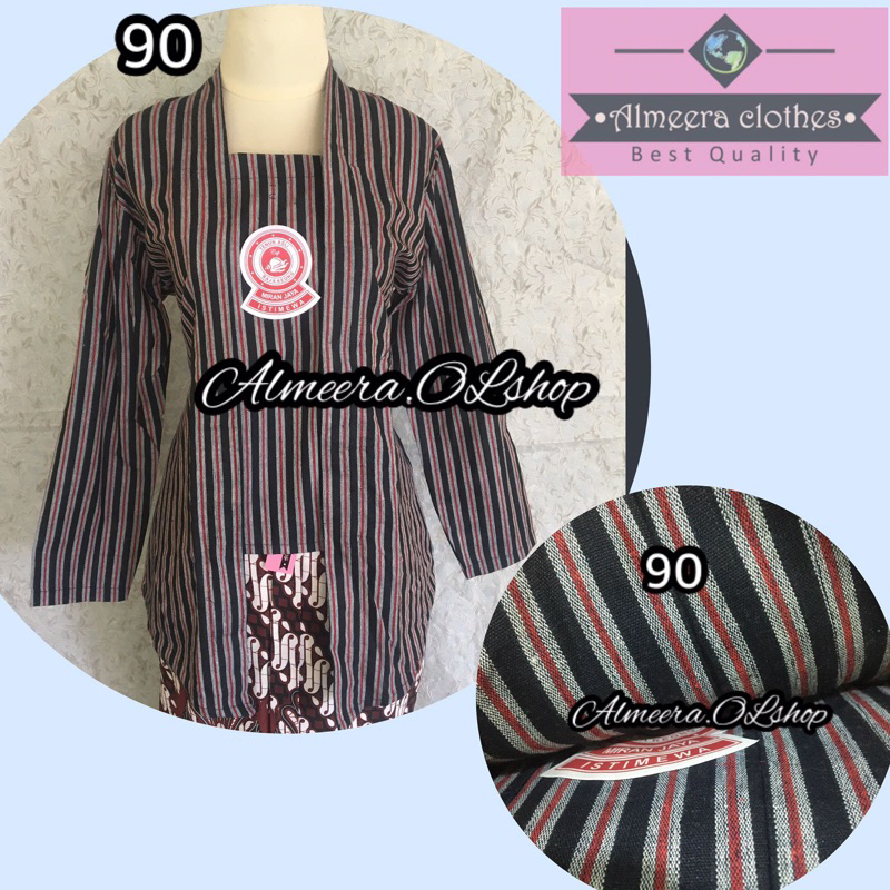 baju jawa kebaya lurik istimewa raja keong