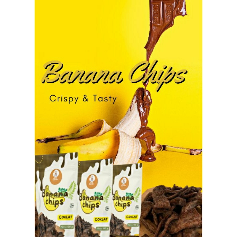 

Banana chips Chocolate pisang coklat lampung