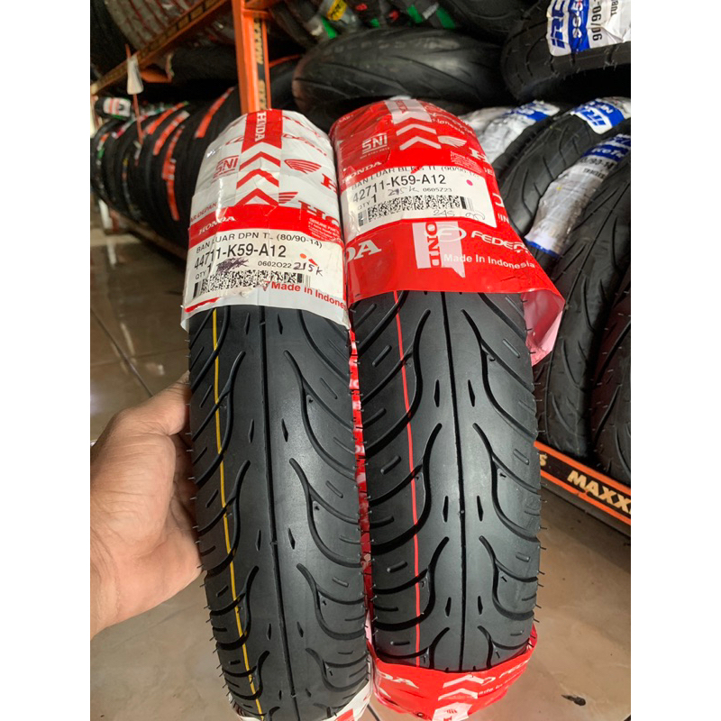 ban federal buat matic honda tubles ring 14 (tidak pakai ban dalam)